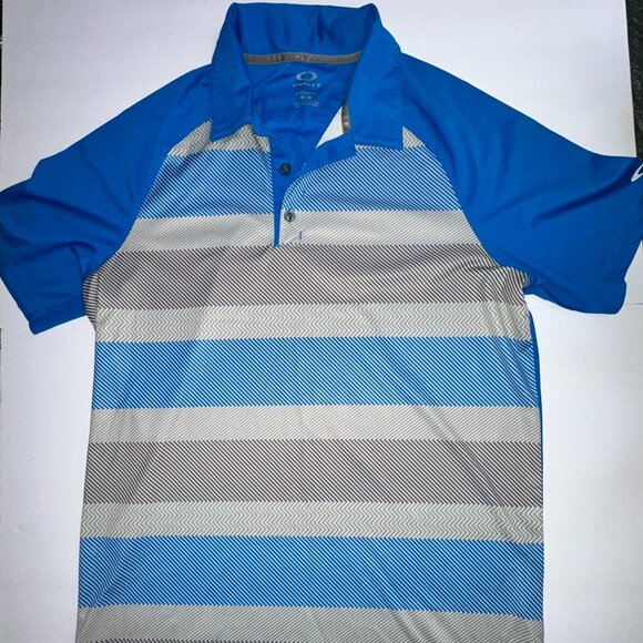 OAKLEY | MENS MEDIUM GOLF POLO | HYDROLIX | LIKE NEW - Picture 1 of 7